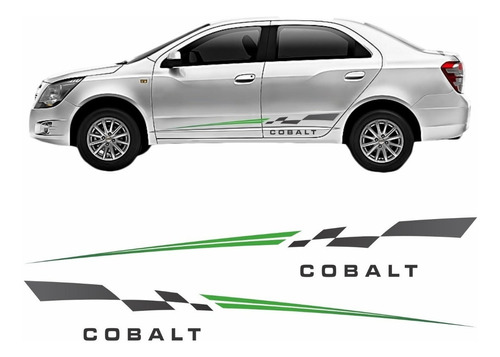 Adesivo Chevrolet Cobalt Faixa Lateral Personalizado Imp53 Cor ADESIVO COBALT