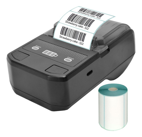 Impresora De Etiquetas Con Batería De Código De Barras Portá