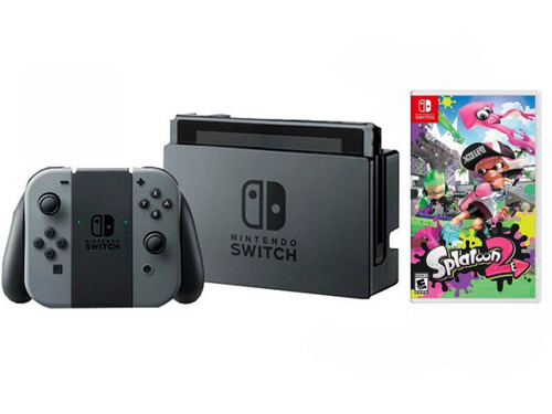 Nintendo Switch + Splatoon 2 + Joy-con Gray / 12 Cuotas