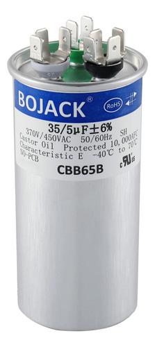 Bojack 35+5uf 35 5 Mfd 6% 370v/440v Cbb65 Condensador De Arr