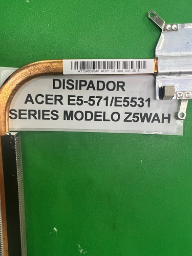 Disipador Acer E5-571-e5531 Series Mod Z5wah