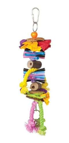 Prevue Hendryx 62507 Tropical Teasers Party Time Bird Toy