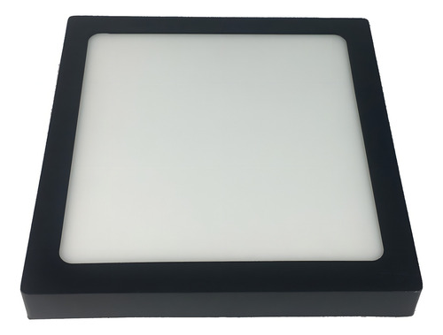 Painel de teto LED Apply Square 24w Full Black Saving