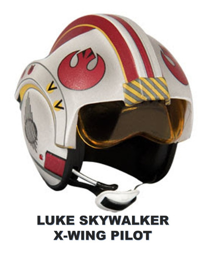 Imagen 1 de 3 de Star Wars Luke Skywalker X-wing Casco 10cm De Coleccion
