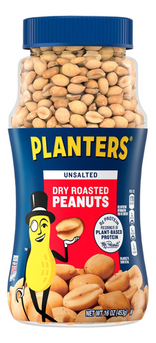 Planters - Mani Tostado Sin Sal (frasco De 16 onzas)