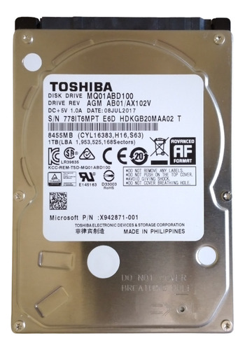 Hd 1tb Xbox One S Toshiba Original Microsoft Seminovo