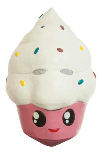 Máscara De Cupcake Kawaii Tierno Halloween Fiesta Ghoulish