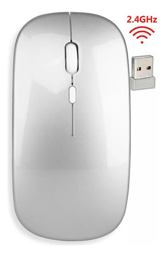 Mouse Delgado Inalámbrico Slim Recargable Kubo