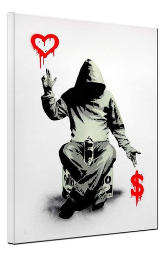 Uniya Banksy Poker Cards Hearts Ace Artwork For Living Room 