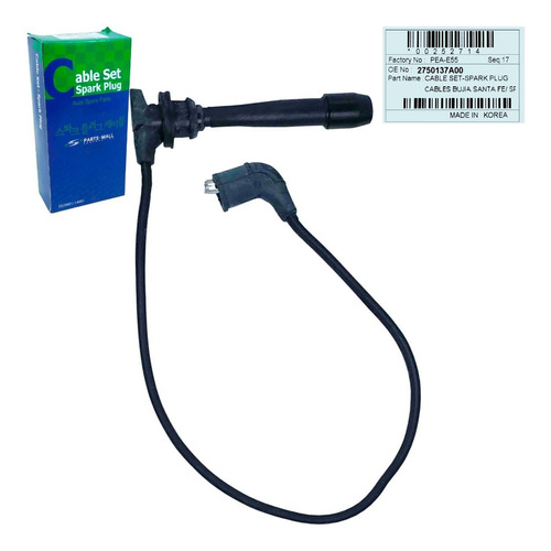 Imagen 6 de 10 de Cables Bujias Santa Fe Gold 2.7 2001 2002 2003 Original