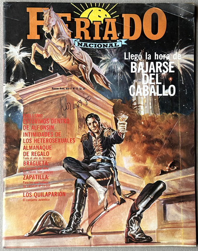 Revista De Humor  Peronista  Feriado Nacional Nº 8 - 1983