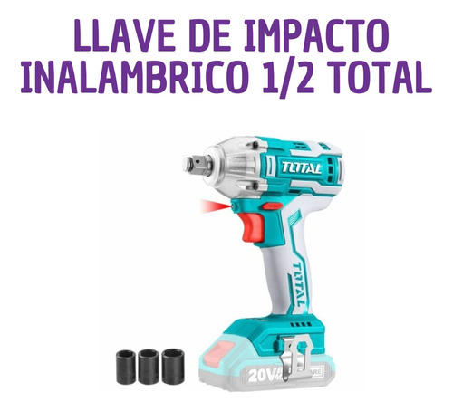 Llave De Impacto Inalambrico 1/2 Total 