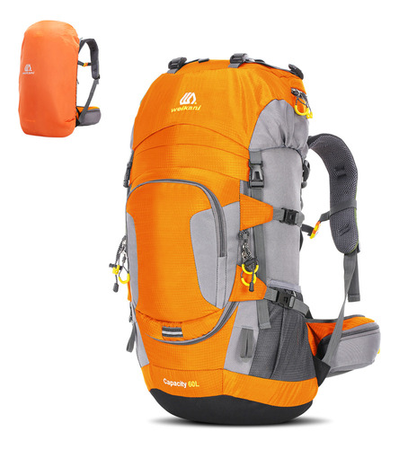 Mochila De Senderismo Impermeable De 60 L Para Acampar Y Mon