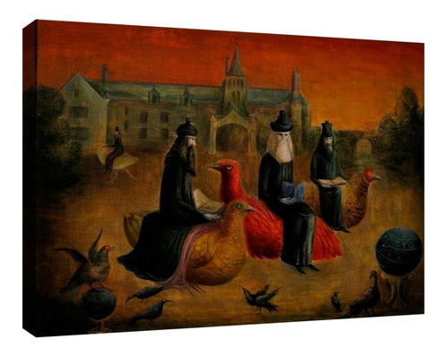 Cuadro El Inventario Leonora Carrington Canvas Con Bastidor