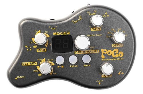 Pedal De Efectos De 40 Ritmos, Función De Guitarra