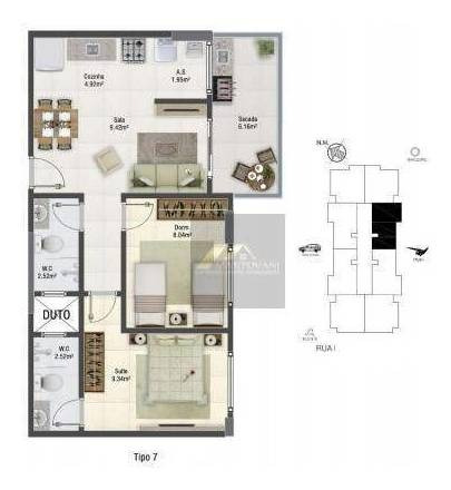 Imagem 17 de 20 de Apartamento Com 2 Dormitórios , Incluso No Programa Minha Casa, Minha Vida, Escritura Grátis,- Guilhermina - Praia Grande/sp. - Ap1468