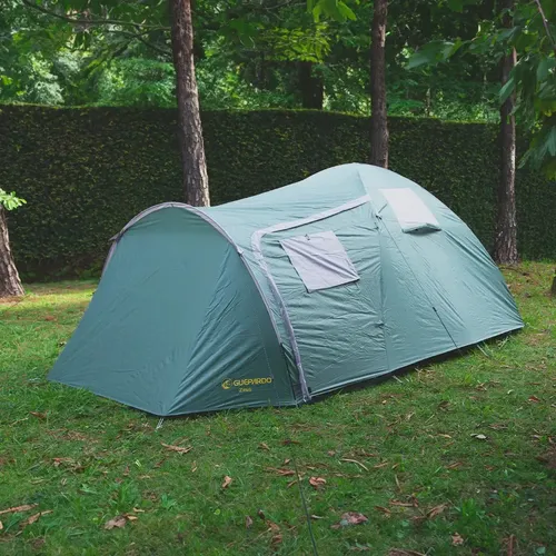 Barraca De Acampamento Zeus Para 5 Pessoas Guepardo Verde/amarelo