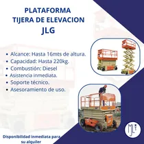 Comprar Alquiler Tijera De Elevación - De 6 A 16mts Hasta 220kg