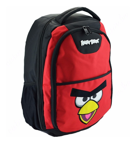 Mochila Notebook Acolchoada Angry Birds -passarinho Vermelho
