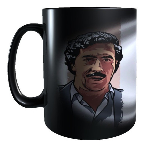 Taza Tazón Magico Cambia Color, Pablo Escobar