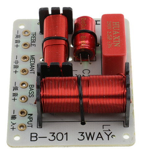 B-301 De Filtros De Sonido Con Divisor 3 Vías Para Graves