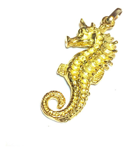 Dije Hipocampo Caballito De Mar Grande Oro 18 K. Garant. 5 G