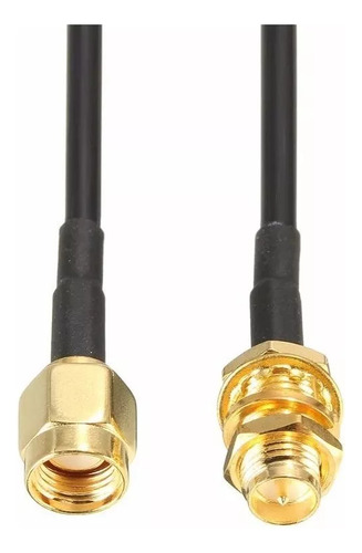 Cable Rp Sma Coaxial 3 Metros Antena Internet Extensión Wifi