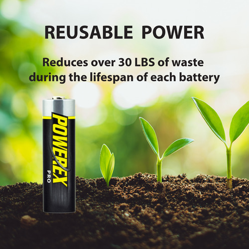 Set De 4 Baterías Recargables Aa 2700mah Mhraa4pro Powerex