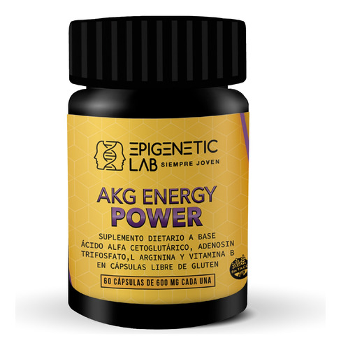 Akg Energy Power X 60 Capsulas De 600 Mg Epigeneticlab