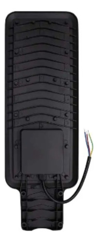 Kit 2 Luminária Led Poste 150w Iluminação Publica Aaatop Carcaça Preto Luz Branco-frio 127/220v