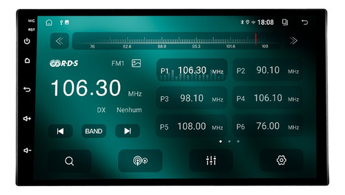 Multimidia Universal 9p Android 13 2gb 64gb Carplay Qled