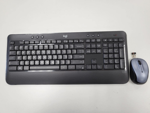 Ratón Logitech Mk540 (no M310) Teclado K540 Y Ratón Plateado