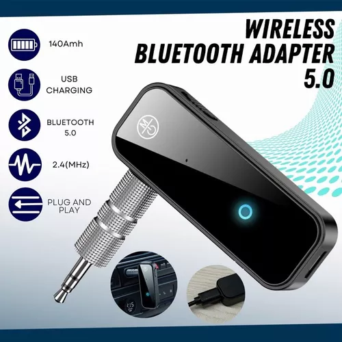 Transmisor y receptor Bluetooth 2 en 1, adaptador de transceptor de audio  inalámbrico USB compatible con llamadas manos libres Plug and Play para