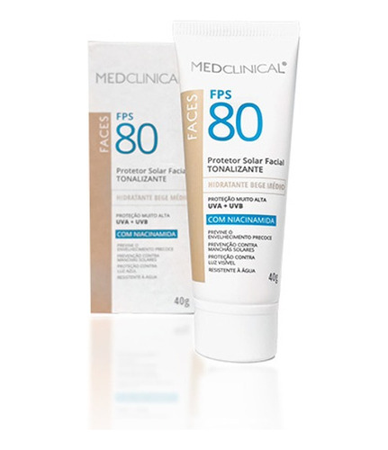 Protector Solar Facial Spf80 Medclinical 40g