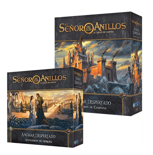 El Señor De Los Anillos Lcg Angmar Despertado Set Completo