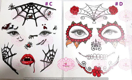 Imagen 2 de 4 de Disfraz Esqueleto Hueso Xg Tallas Plus Tatoo Catrina Gratis