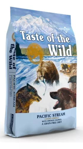 Alimento Taste of the Wild Pacific Stream Canine para perro adulto todos  los tamaños sabor salmón