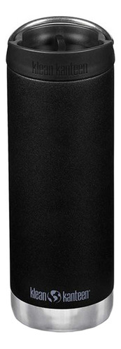 Botella Negra Klean Kanteen 1008313 De Ancho Con Tapa De Caf