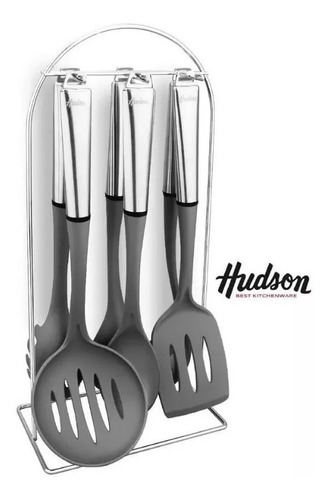 Set X 6 Hudson Utensilios  De Cocina Con Soporte 