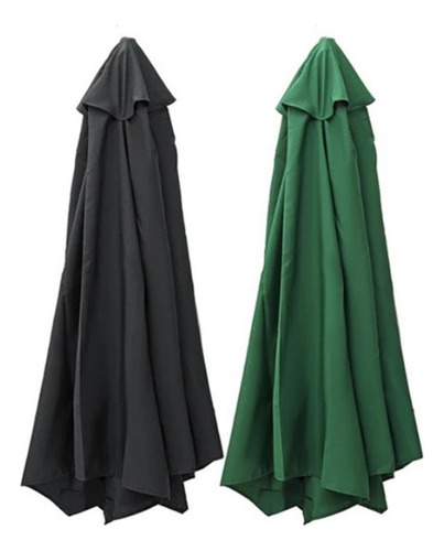 Tela Parasol 3 Metros 8 Rib Negro 3 Metros 8 Rib Negro 2-3 M