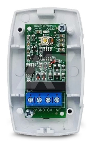 Sensor Vibração Impacto Com Fio 8 Níveis Sensibilidade Ipec