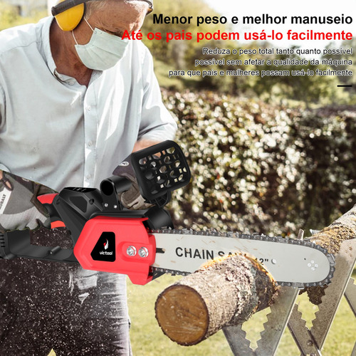 Victool Serrote Elétrico Sem Fio Portátil De 1100w E 21v