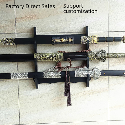 Suporte De Espada De Parede Nanzhu De 5 Andares - Montado Na