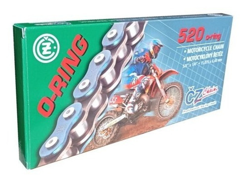 Cz Chains Cadena 520 - 116 O´ring Para Enduro Kx-f Kxf 450