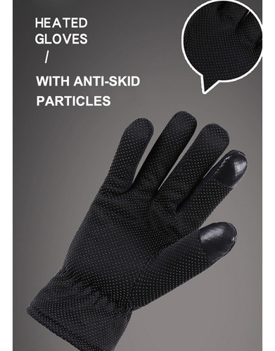 Guantes De Ciclismo De Dedo Completo, Calefactados En Invie