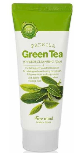 Espuma Limpiadora Coreana De Té Verde Para Antiarrugas (1pz)