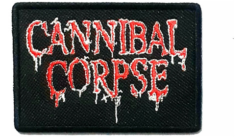 Parche Bordado Cannibal Corpse Logo Metal Rock Parches Ms 