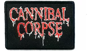 Parche Bordado Cannibal Corpse Logo Metal Rock Parches Ms