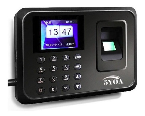 Reloj Control Asistencia Acceso Biométrico Huella Registro