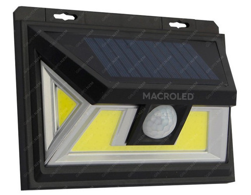 Reflector Led Solar 5w Exterior Aplique Recargable Sensor